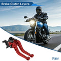 Adjustable Short Brake Clutch Levers for Suzuki GSX-8R (2023–2025) - Red