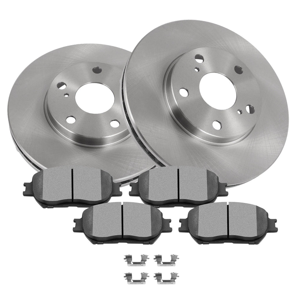 Front Disc Rotors & Ceramic Brake Pads Kit for Toyota Camry (2002–2004) 31050 908