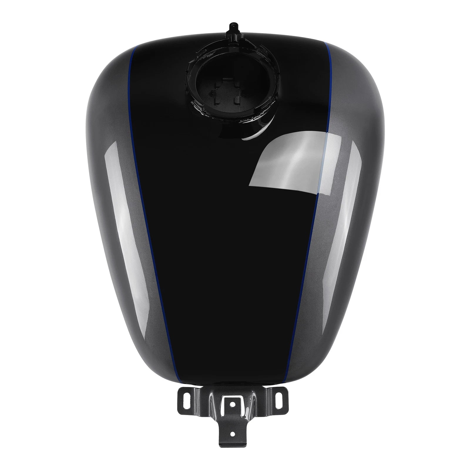 Fuel Gas Tank for Harley Touring (2008–2023) Gauntlet Gray Metallic/Vivid Black