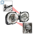 Set of 2 Projector LED Headlights for Jeep Renegade (2015–2018)