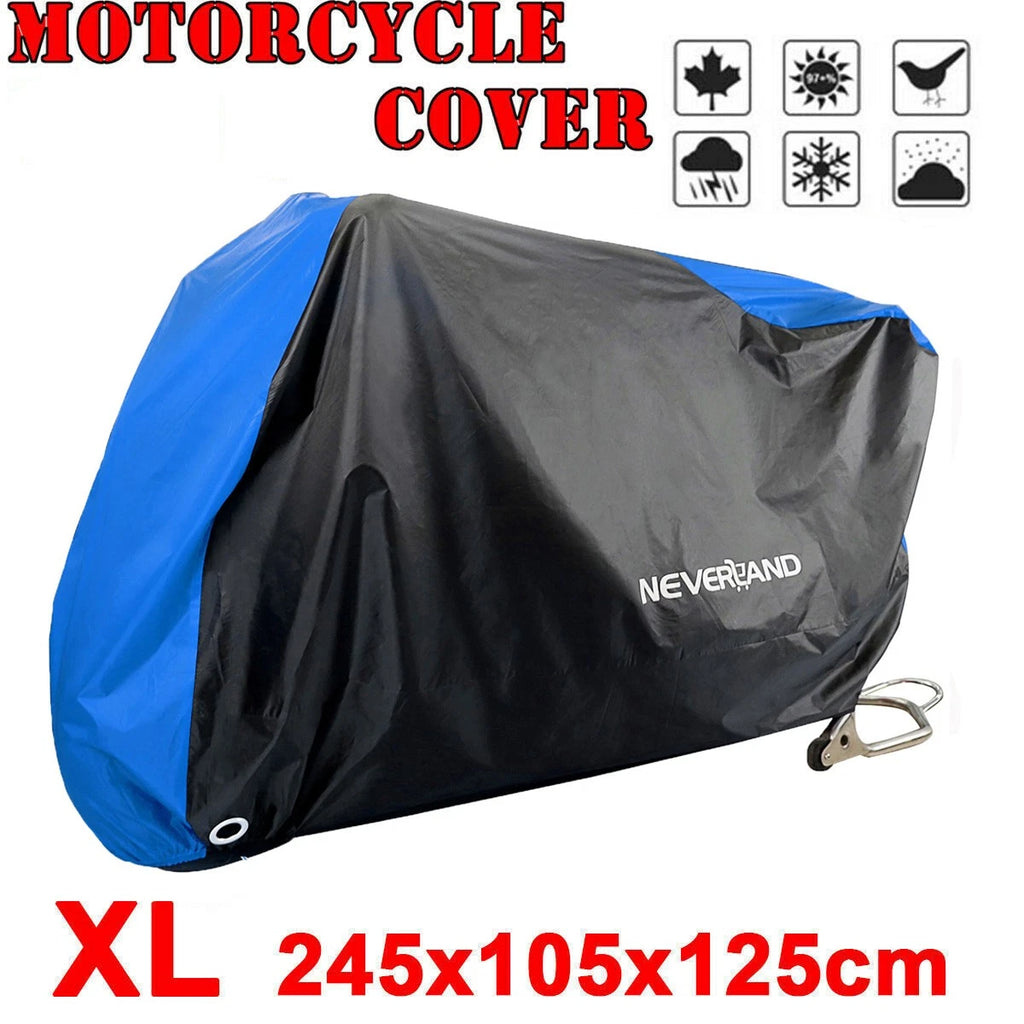 Waterproof Motorcycle Cover for BMW Honda Suzuki Yamaha (All Years)