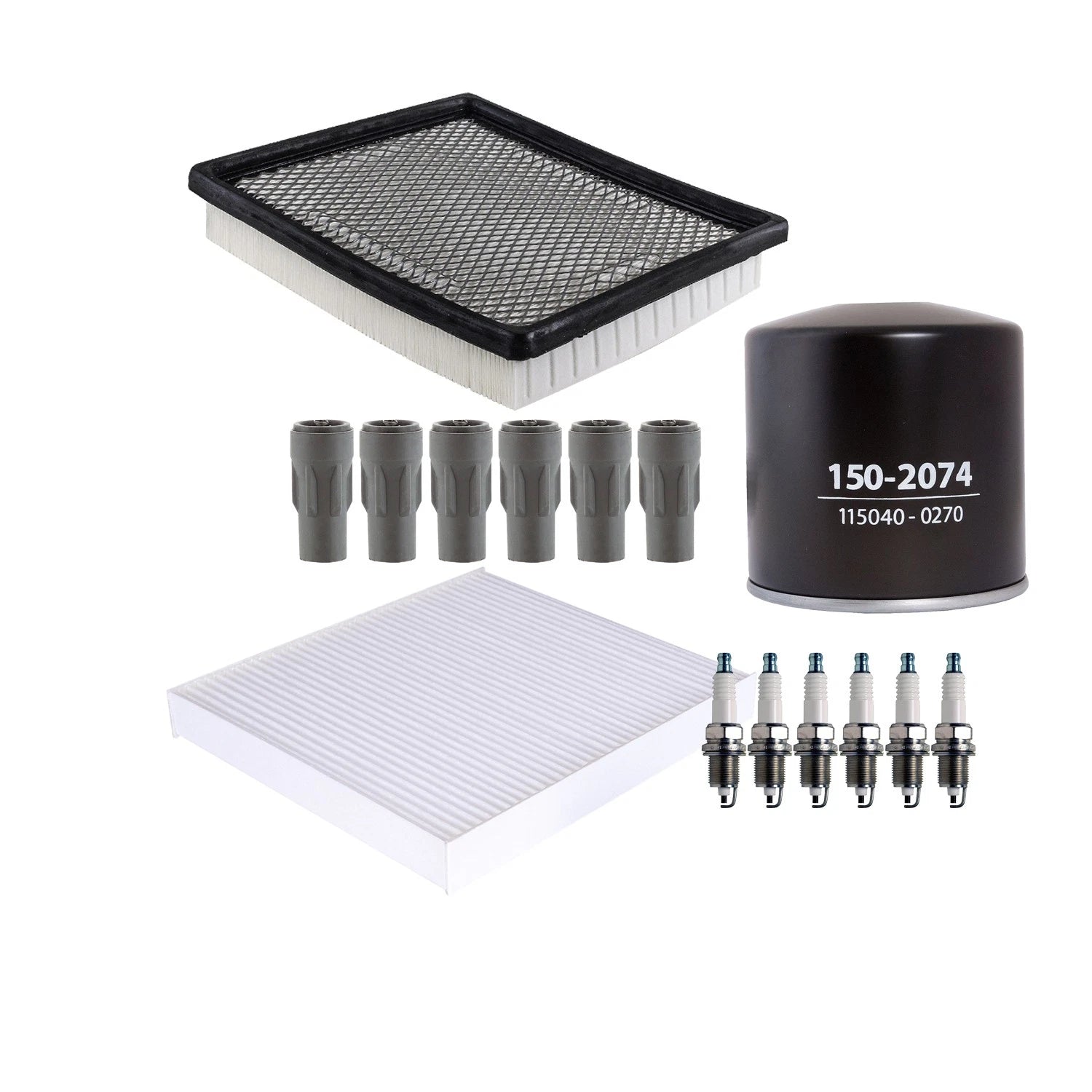 Denso Tune Up Kit 6 Spark Plugs & Boots for Avenger Sebring (2008–2010)