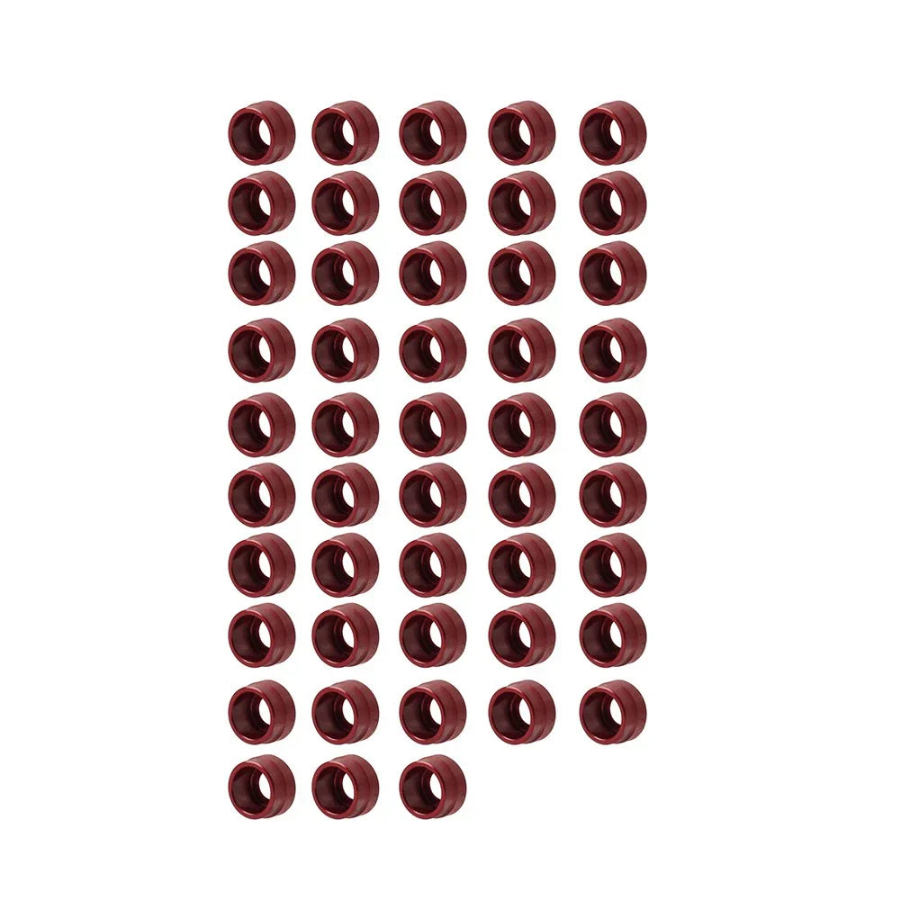 48X Red Engine Bolt Topper Caps for Harley Twin Cam Touring Road Glide Dyna