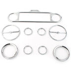 Radio Gauge Inner Fairing Trim Kit for Harley Electra Glide, Street Glide (1996–2013)
