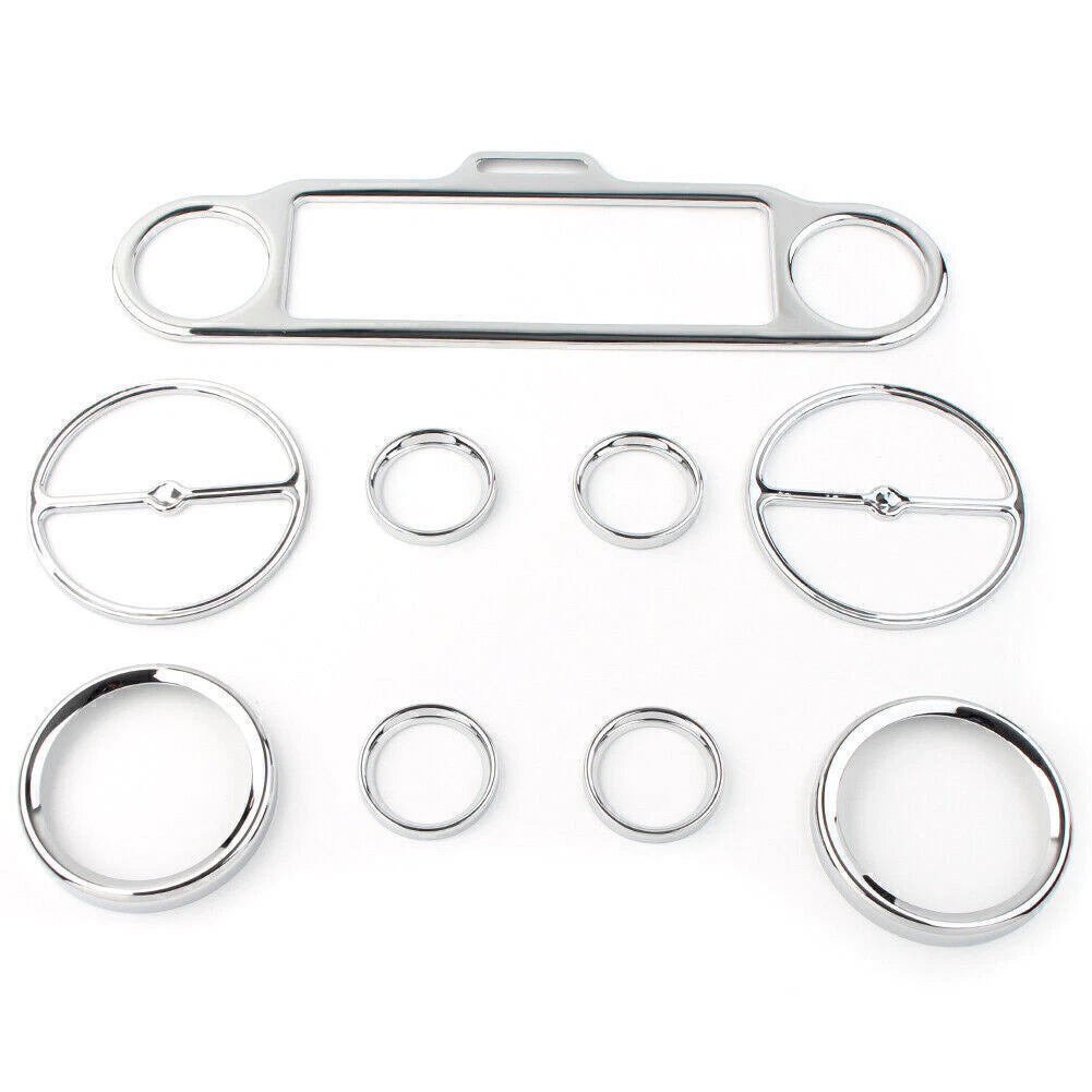 Radio Gauge Inner Fairing Trim Kit for Harley Electra Glide, Street Glide (1996–2013)