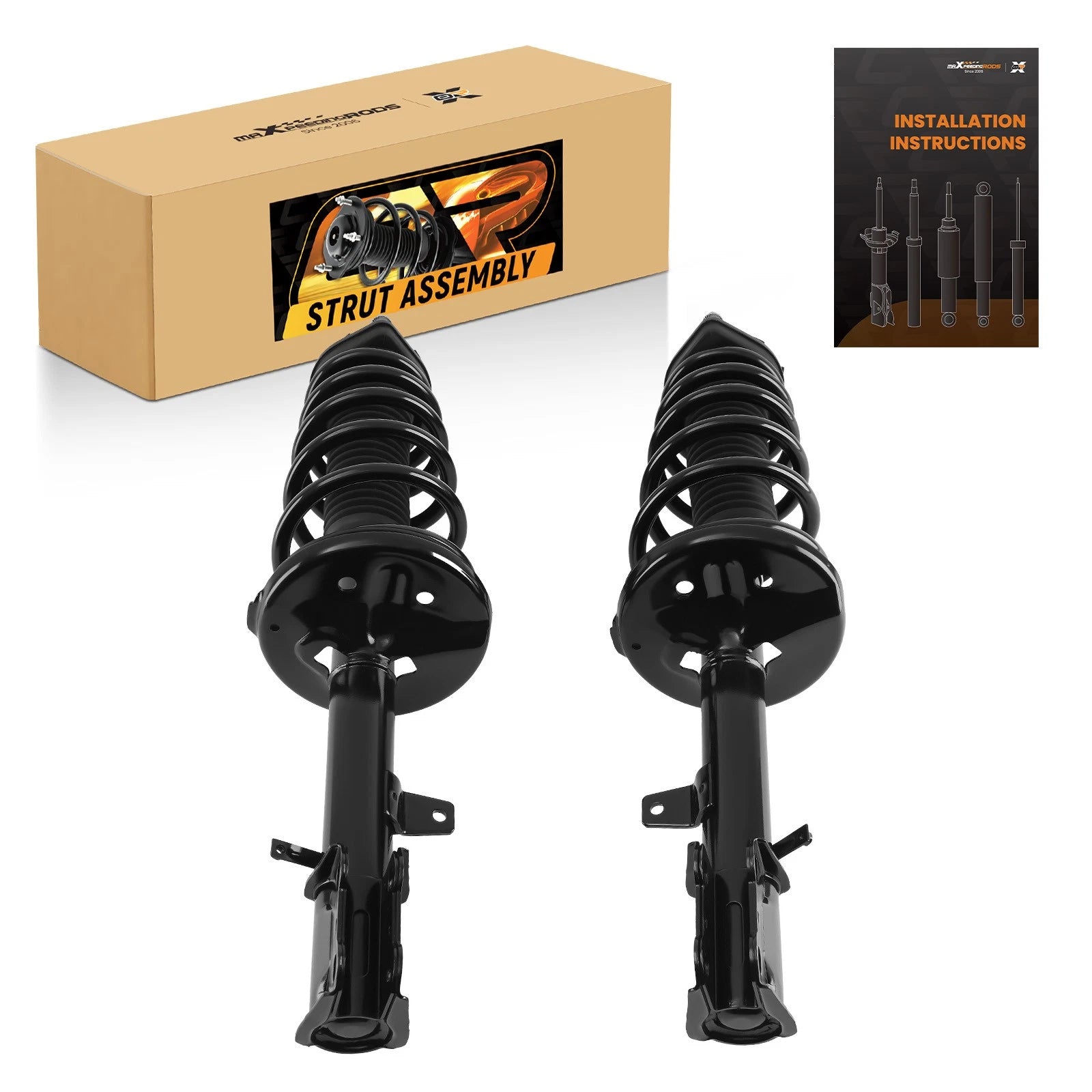 Pair Rear Complete Struts Shocks for Toyota Venza AWD (2009–2012)
