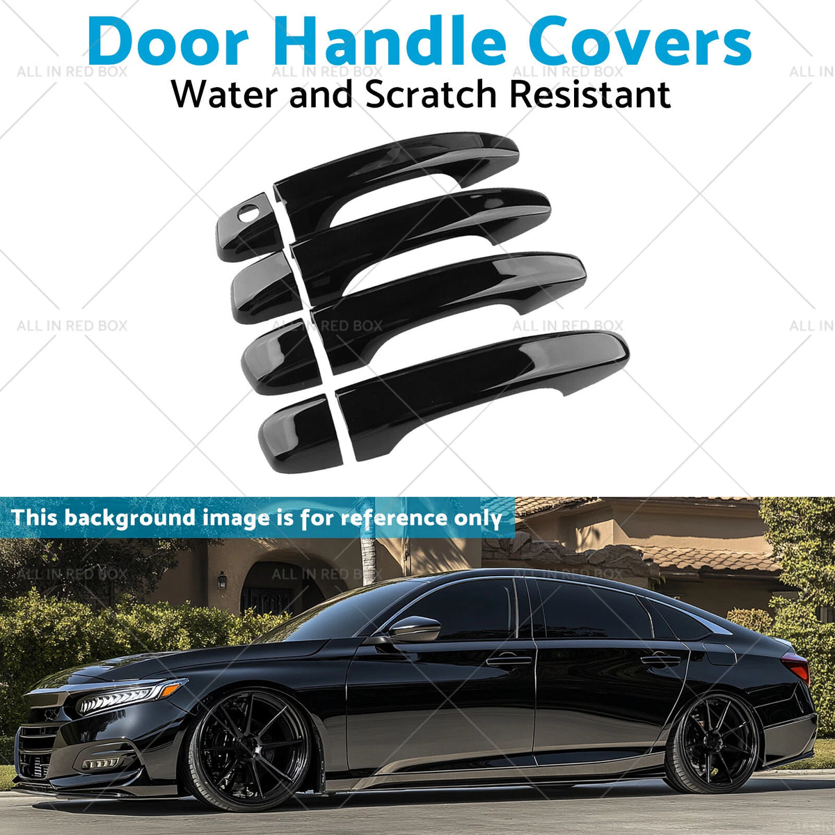 Set of 4 Door Handle Covers for Honda Accord (2018–2022)