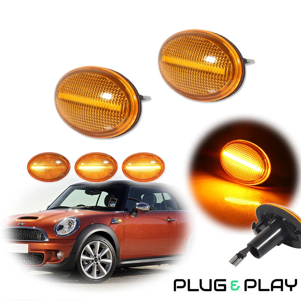 2X LED Dynamic Side Marker Signal Lamp for MINI Cooper (R55, R56, R57, R58, R59)