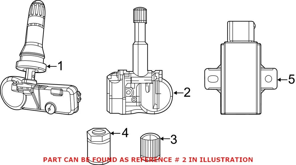 TPMS Sensor for Dodge Durango (2011–2023)