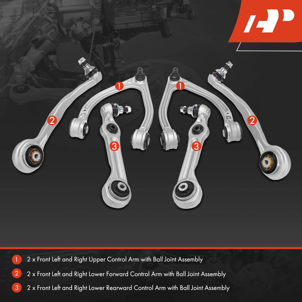 6X Control Arm with Ball Joint for Mercedes-Benz S450 (2018–2021)