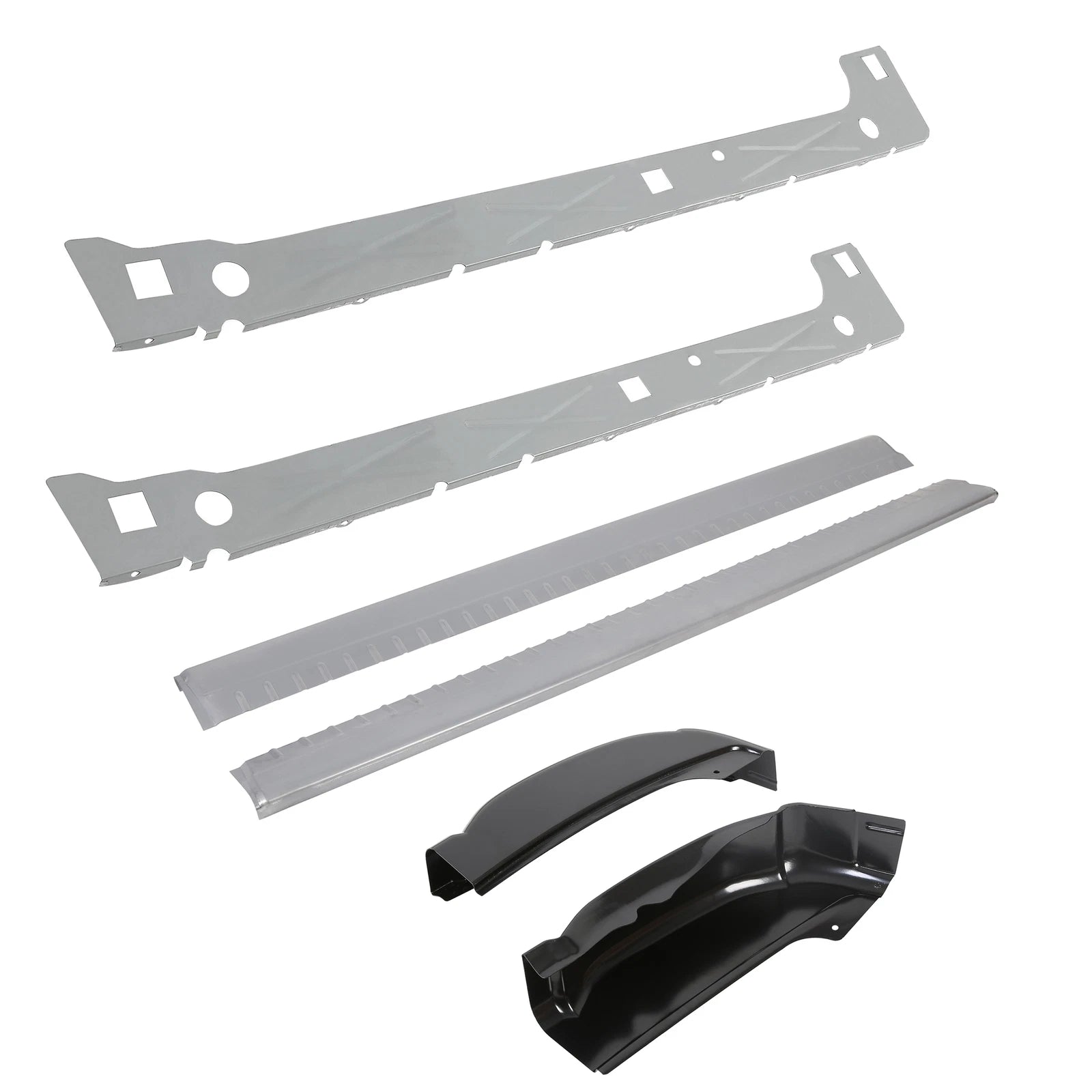 Set of 2 Inner & Outer Rocker Panels w/ Cab Corners for Chevy Silverado (1999–2007)