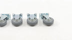 Set of 4 Heavy Duty Swivel Caster Wheels for Various Applications