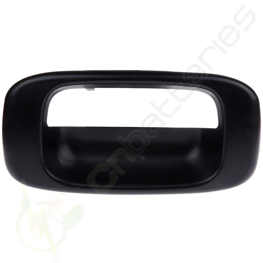 Set of 2 Black Tailgate Rear Handle Bezels for Silverado Sierra (1999–2006)