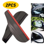 2X Rear View Side Mirror Visor Sun Rain Guard for Universal Vehicles