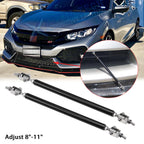 2Pcs Front Bumper Support Rod Diffuser Bars for Honda Civic (2007–2011)