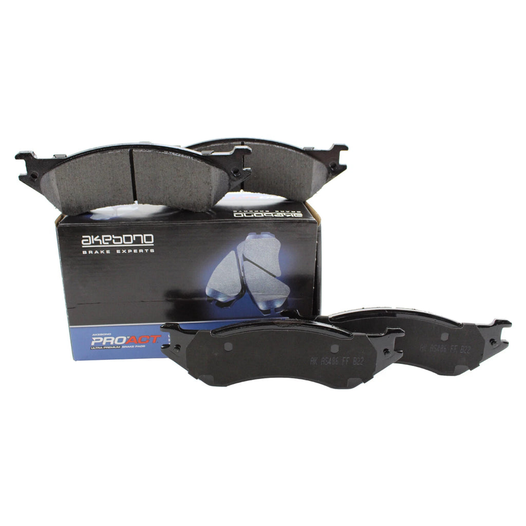 Akebono ProAct Front Disc Brake Pads for Dodge B1500 Ram 1500 Van (1998–2002)