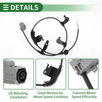 ABS Wheel Speed Sensor No. 895160R050 for Toyota RAV4 (2013–2018) Rear Right