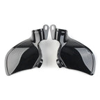 Reflective Smoke Saddle Shield Air Heat Deflector for Harley Softail (2018-23)