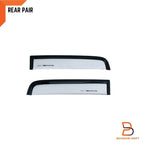 Silver Weather Shield Visor Sun Rain Guard for Ford Ranger (2022-2024)