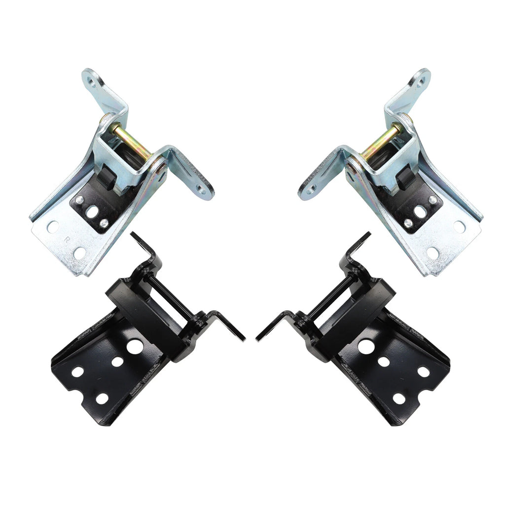 Set of 4 Front Upper Lower Door Hinges for Ford F150 F-250 F-350 (1980–1997)