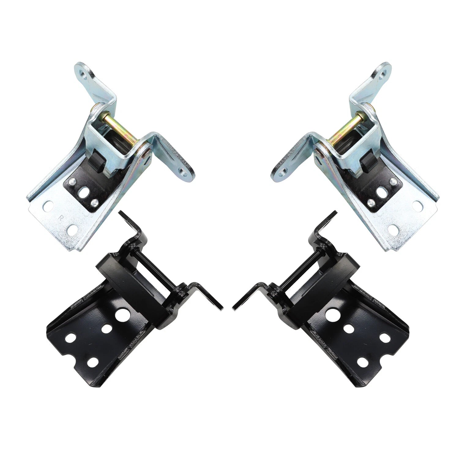 Set of 4 Front Upper Lower Door Hinges for Ford F150 F-250 F-350 (1980–1997)