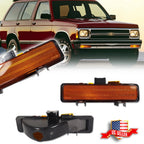 Amber Front Bumper Parking Signal Lights for Chevy S-10 / GMC S-15 (1983–1993)