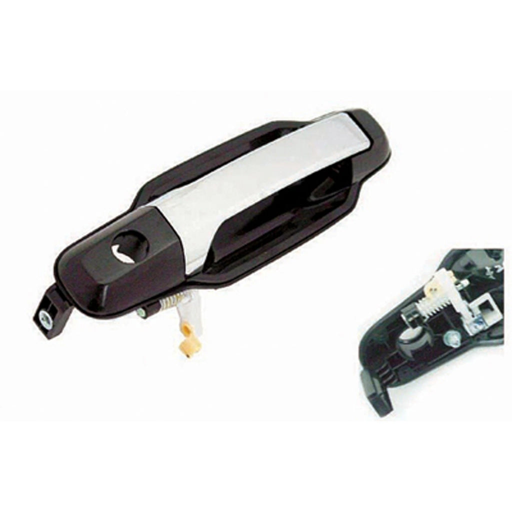 Replacement Black Passenger Side Front Outer Door Handle w/Key Hole