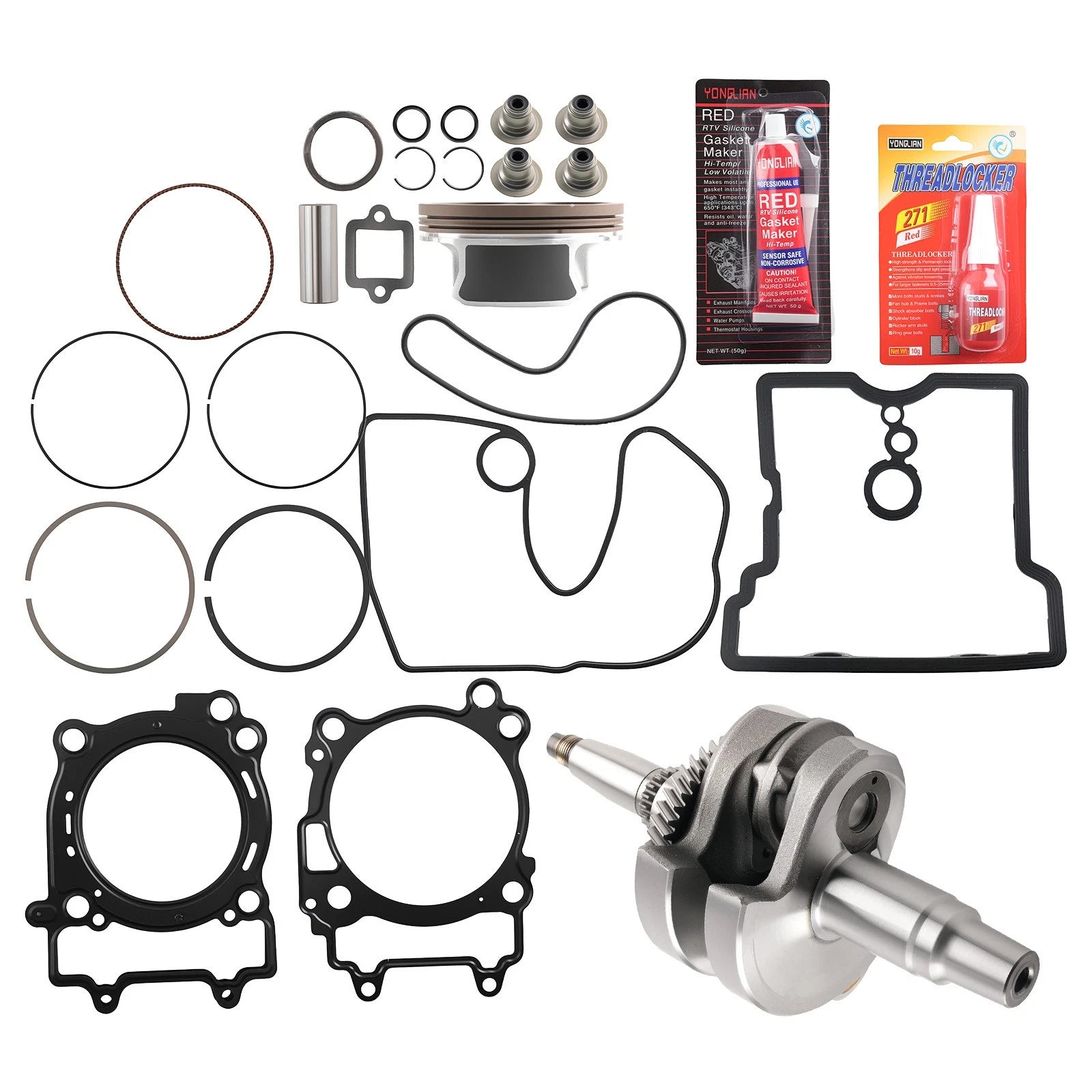 Engine Rebuild Crankshaft Piston for Polaris RZR Ranger Sportsman 570 (2012–2016)