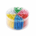 300 Paper Clips 2 Inch in 6 Colors: White, Yellow, Pink, Red, Blue, Green