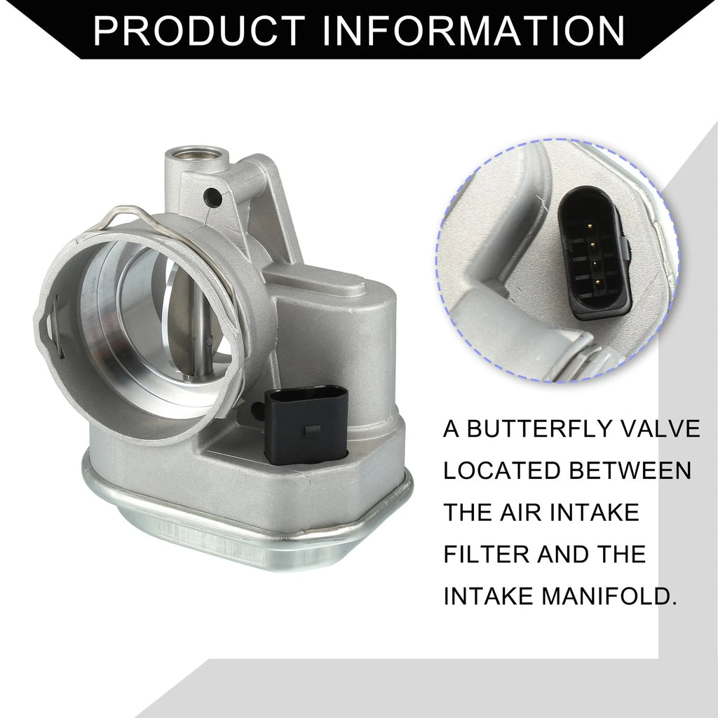 Throttle Body No.038128063L for Volkswagen Golf 1.9L L4-Diesel (2004–2006)
