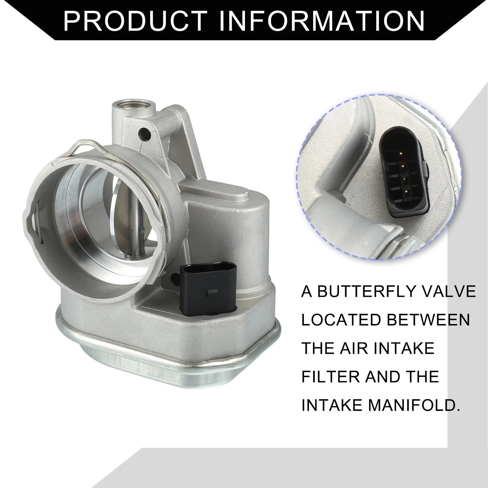 Throttle Body No.038128063L for Volkswagen Golf 1.9L L4-Diesel (2004–2006)
