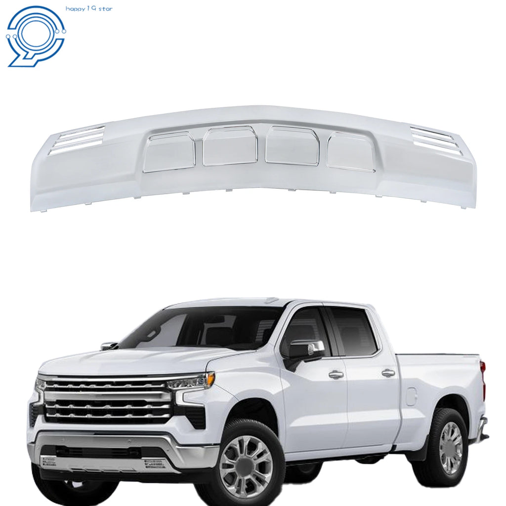 Chrome Front Bumper Lower Skid Plate for Silverado 1500 (2022–2023)