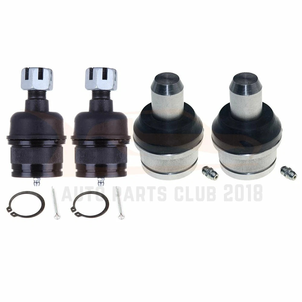 Set of 4 Front Upper Lower Ball Joints for Ford F-250 F-350 (1999–2012)