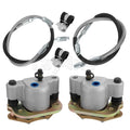 Front Brake Calipers & Hose Lines for Polaris Big Boss 250 4x6 (1989–1991)