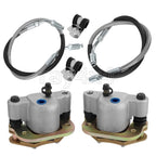 Front Brake Calipers & Hose Lines for Polaris Big Boss 250 4x6 (1989–1991)
