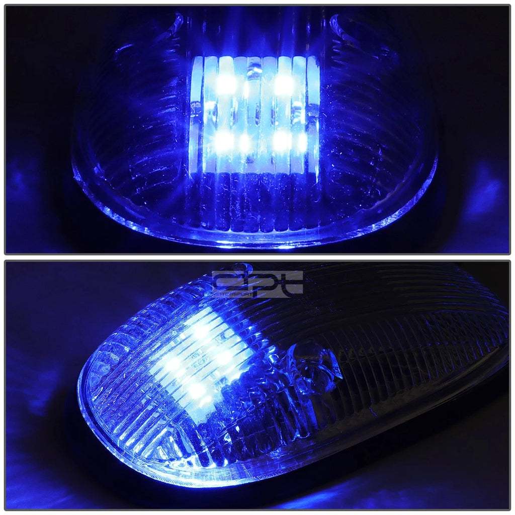 5Pcs Black Housing Blue LED Cab Roof Running Light for Dodge Ram (1999–2001)