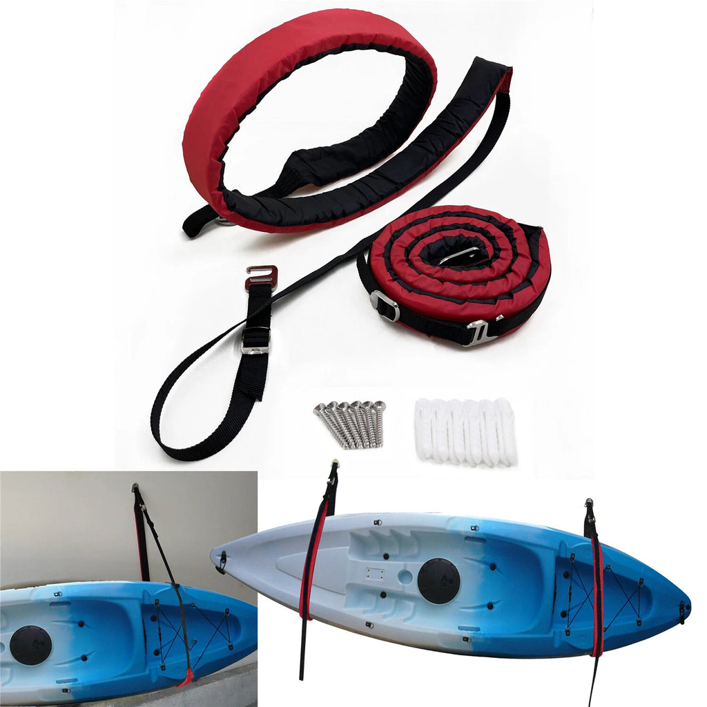 Heavy-Duty Padded Wall Hanger Strap Storage Sling for Surf Kayak Paddleboard