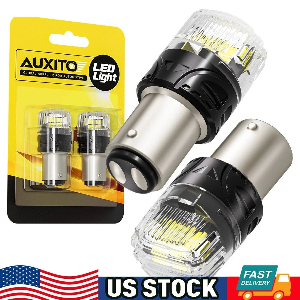 2X AUXITO 1157 LED Turn Signal Brake Reverse Light Bulb for