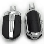 Slipstream Chrome Footpegs for Harley FXBB FXBR FXBRS FXLR (2018–Present)