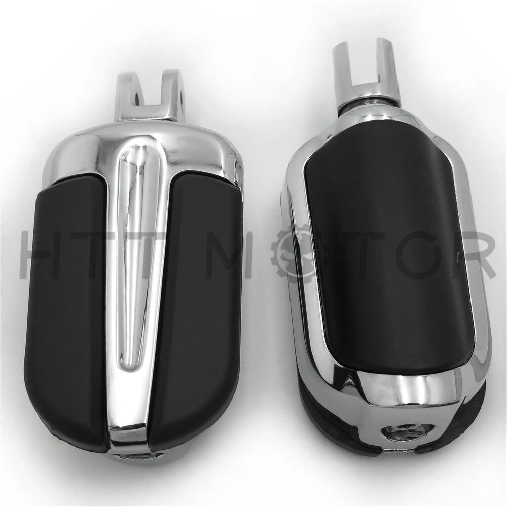 Slipstream Chrome Footpegs for Harley FXBB FXBR FXBRS FXLR (2018–Present)