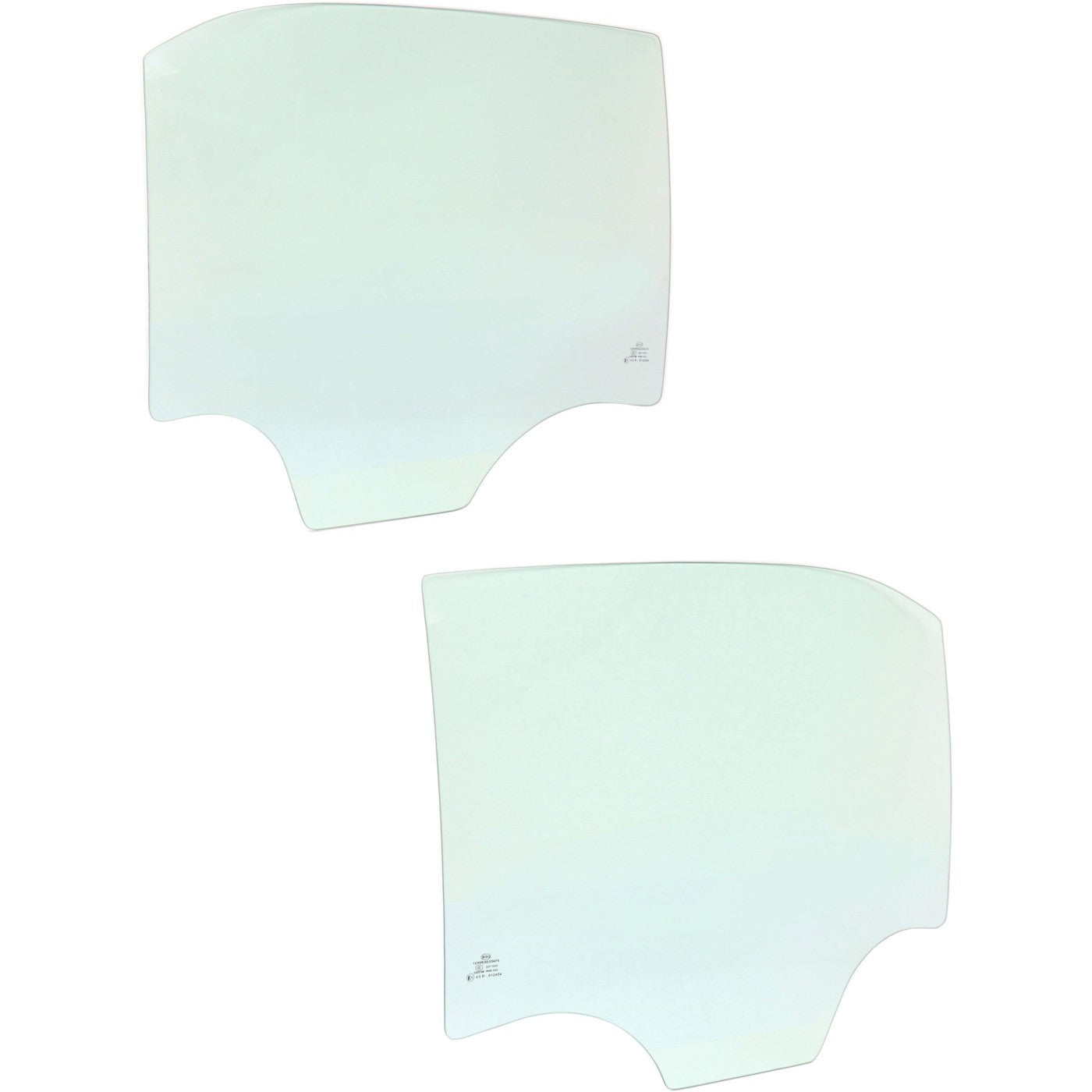 Set of 2 Door Glass for Chevrolet Equinox (2010–2017)