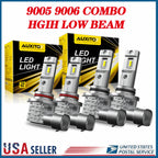 9005 9006 LED Headlights Kit for