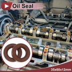 2X Oil Seal Rotary Shaft Seal for Various Models (35x60x12mm) FKM Rubber