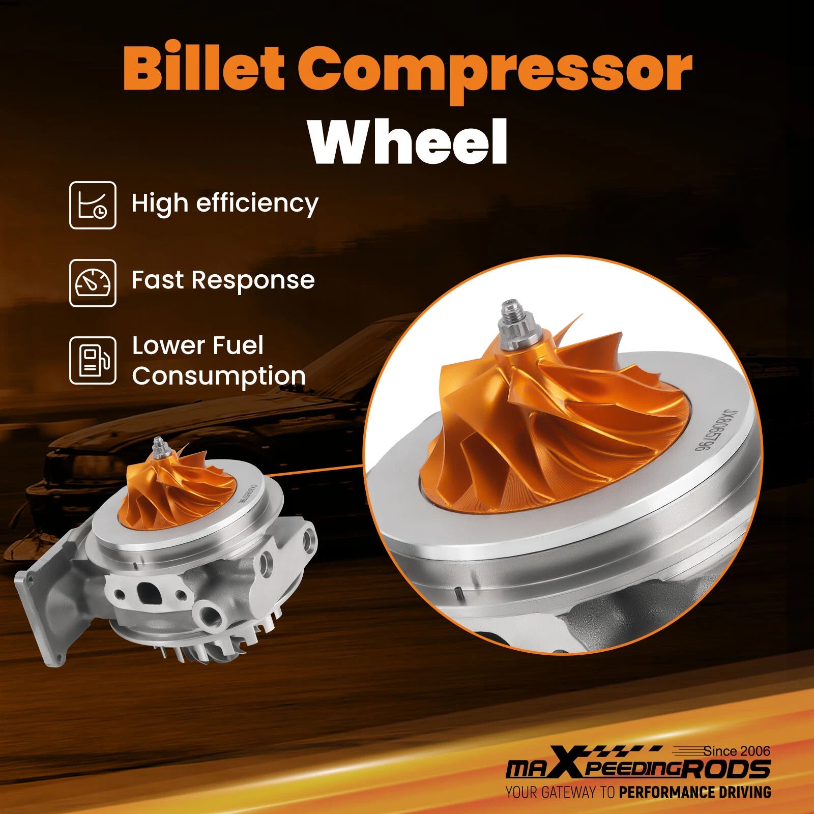 Billet Turbo Cartridge for Dodge Ram 2500 3500 6.7L L6 Diesel Cummins (2013–2018)