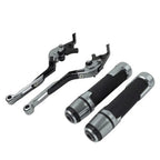Titan Extendable Brake Clutch Lever Grip Set for Yamaha YZF R1 (2009-2014)