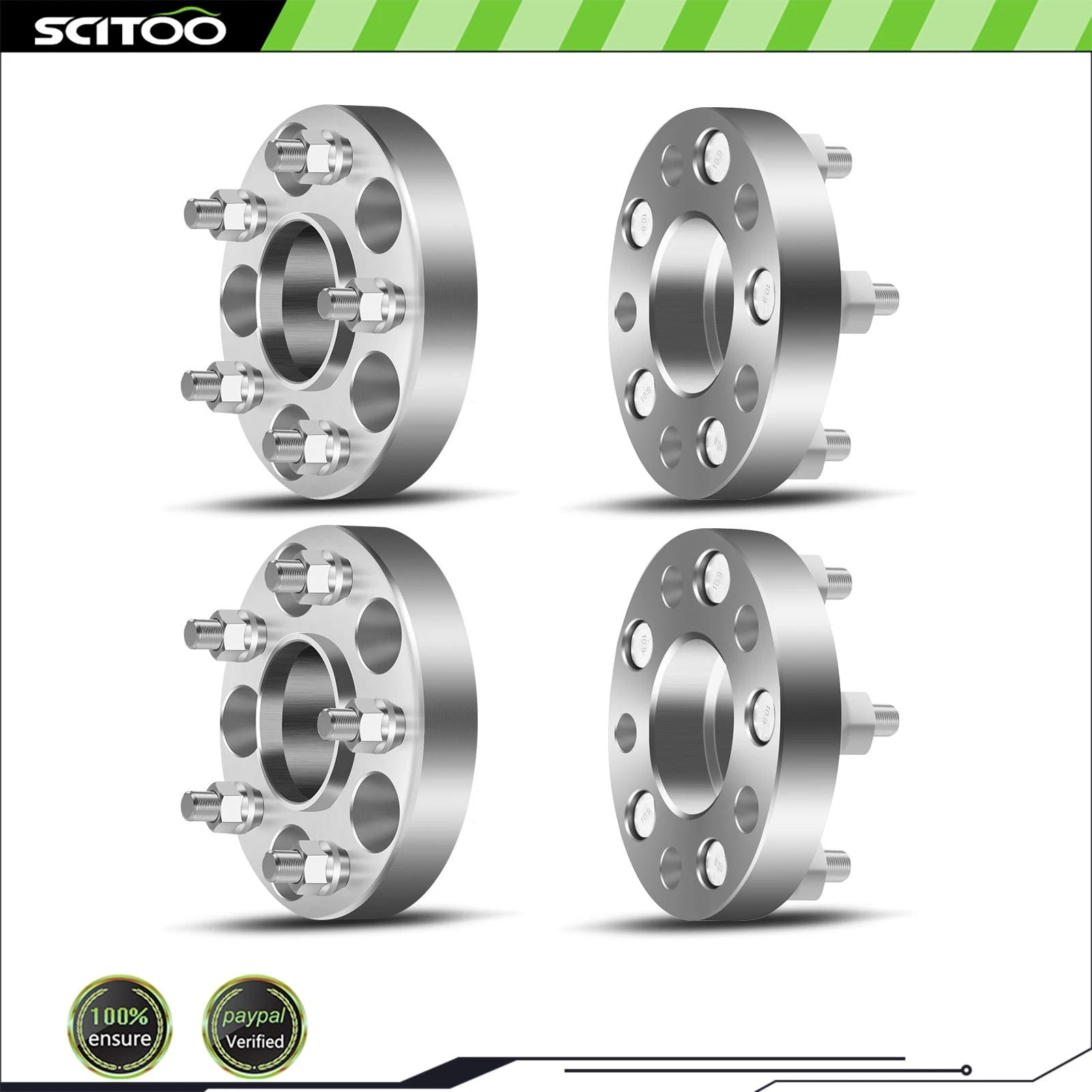 4X 5x4.5 1" Hubcentric Wheel Spacers for Nissan 370Z 350Z Infiniti G35 Q50