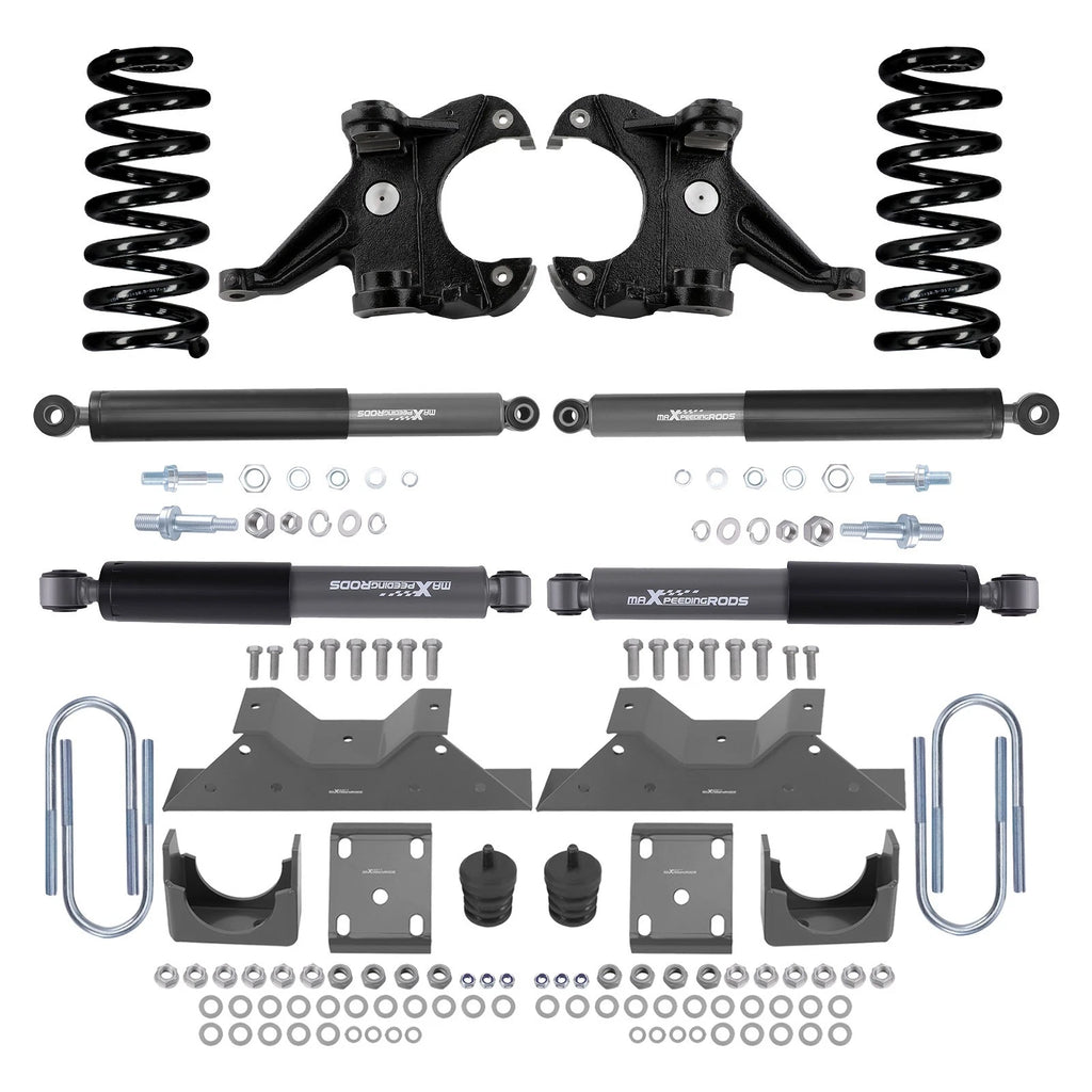Lowering Drop Kit with Shocks for Chevy GMC C10 C15 (1973–1987)