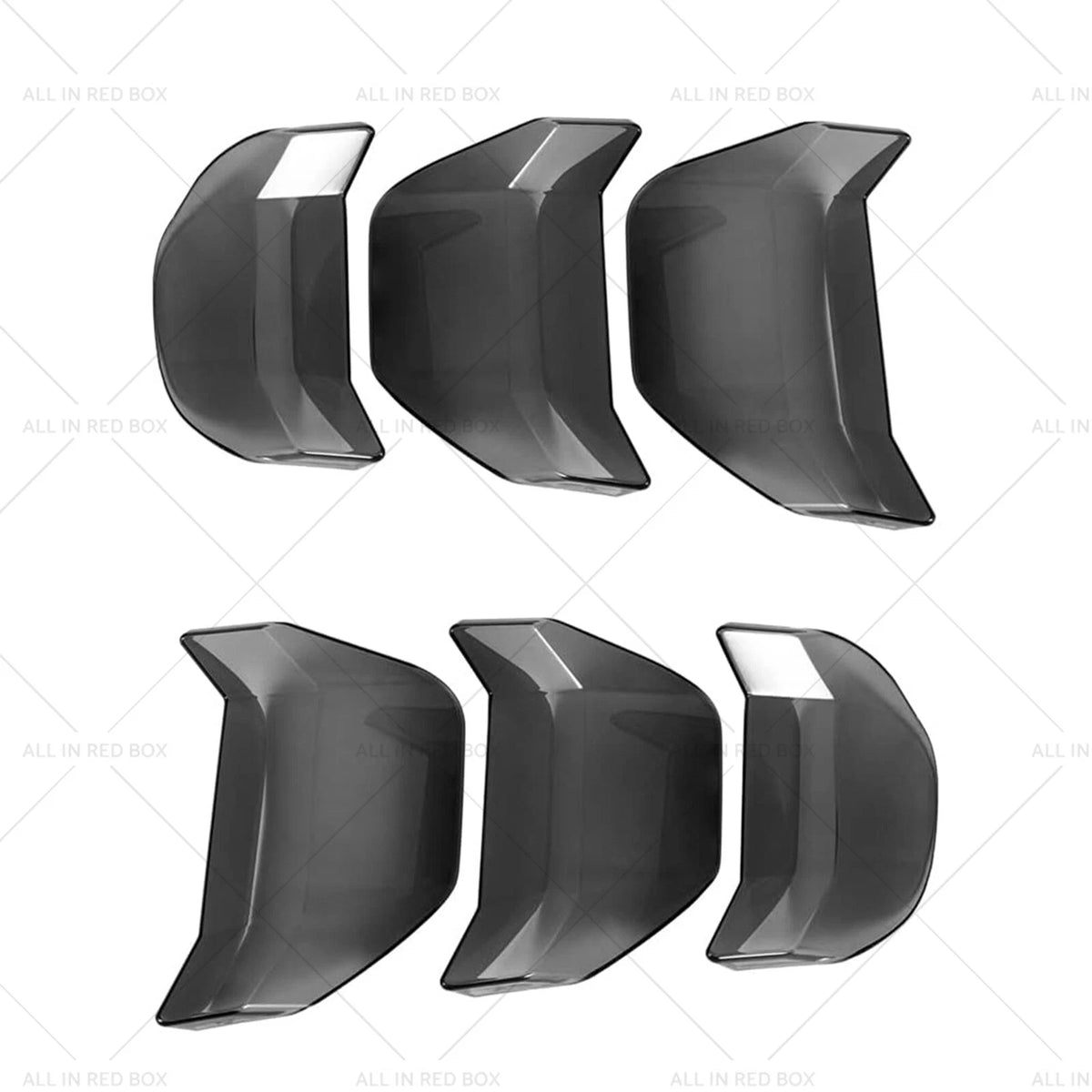 Set of 6 Tail Light Lamp Cover Trim Frame for Ford Mustang GT (2018–2022)