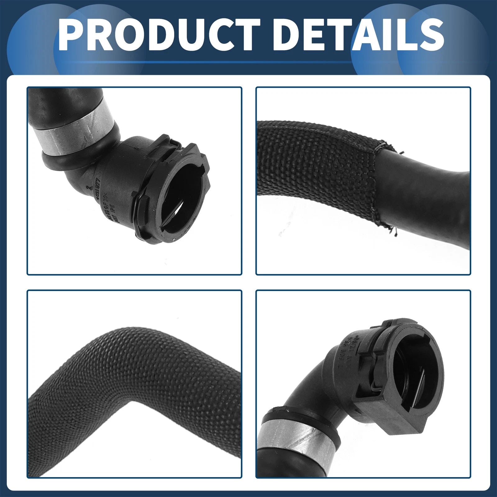 Radiator Coolant Hose for BMW X6 (2008–2019), X5 (2011–2018) No. 17127576368