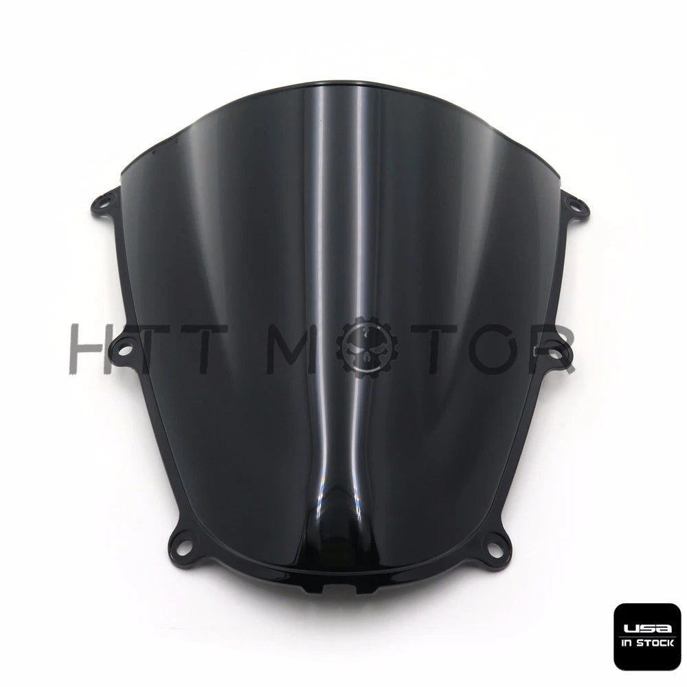Smoke Black Double Bubble Windscreen for Honda CBR600RR (2005–2006)